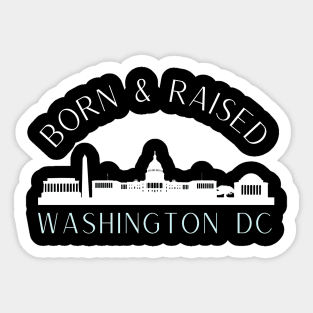 I love this city My home Washington DC USA city tall monument dc statehood Sticker